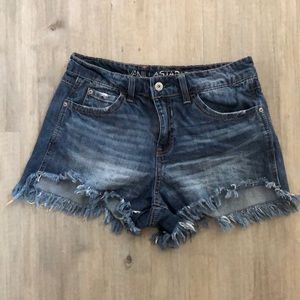 Denim shorts